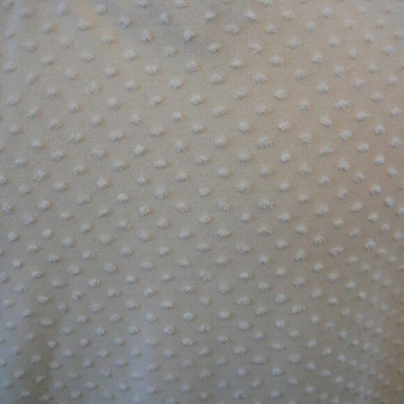 Chenault White Popcorn Textured Gathered Short Sleeve Round Neck Tie Waist Top-S - Picture 5 of 5